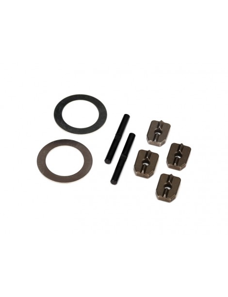 Traxxas Spider gear shaft (2)/ spacers (4)/16x23.5x.5 stainless washer (2) (for 7781X)