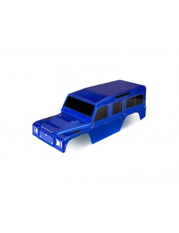 Traxxas Body, Land Rover Defender , blue (painted)/ decals
