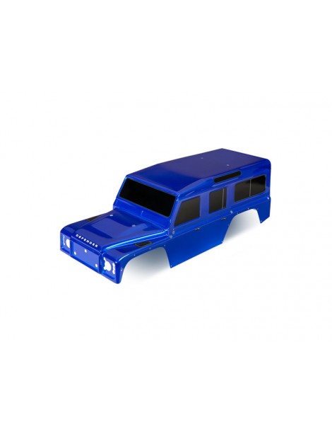 Traxxas Body, Land Rover Defender , blue (painted)/ decals
