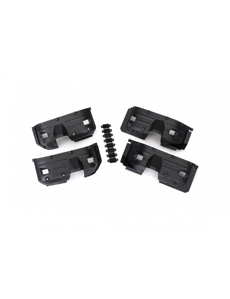Traxxas Fenders, inner, front & rear (2 each)/ rock light covers (8)