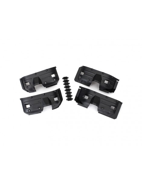 Traxxas Fenders, inner, front & rear (2 each)/ rock light covers (8)
