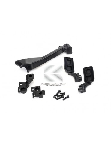Traxxas Mirrors, side (left & right)/ snorkel/ mounting hardware