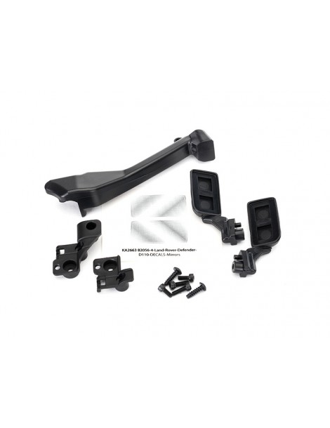 Traxxas Mirrors, side (left & right)/ snorkel/ mounting hardware