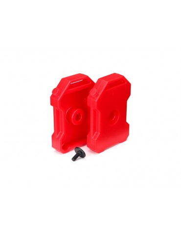 Traxxas Fuel canisters (red) (2)