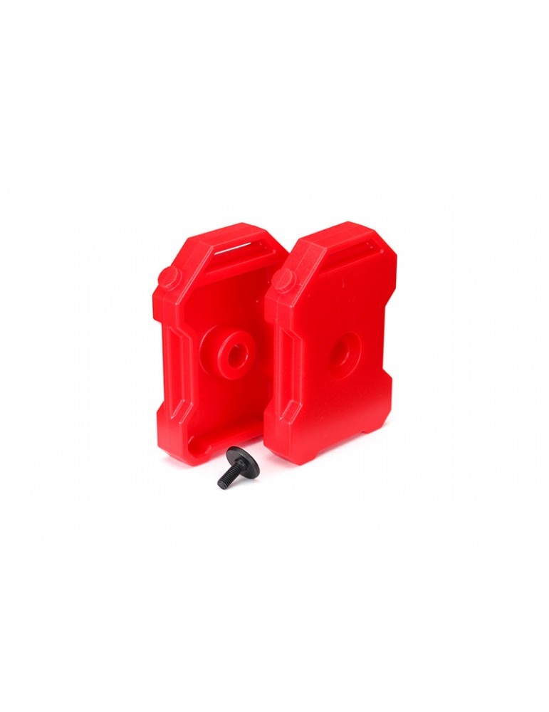 Traxxas Fuel canisters (red) (2)