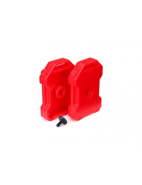 Traxxas Fuel canisters (red) (2)