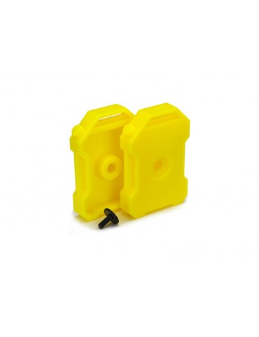 Traxxas Fuel canisters (yellow) (2)