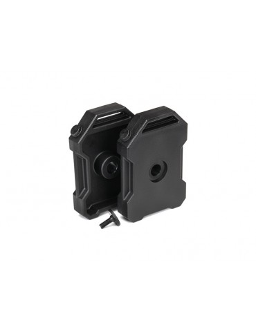 Traxxas Fuel canisters (black) (2)
