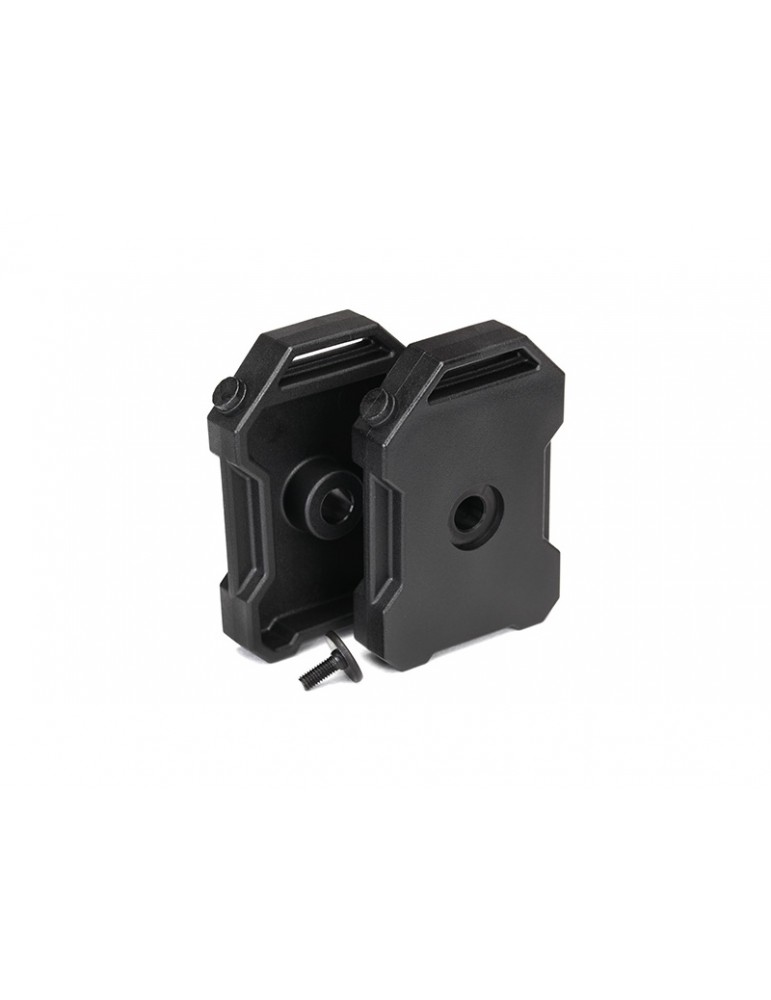 Traxxas Fuel canisters (black) (2)