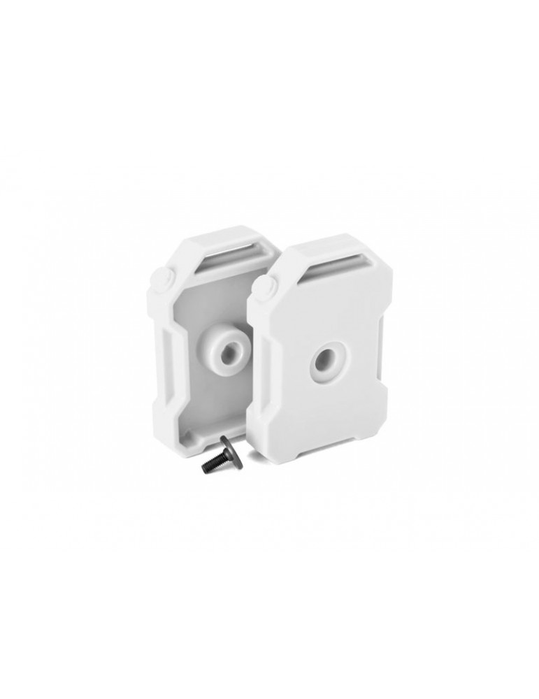 Traxxas Fuel canisters (white) (2)