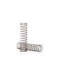 Traxxas Springs, shock (natural finish) (GTS) (0.30 rate, white stripe) (2)