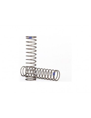 Traxxas Springs, shock (natural finish) (GTS) (0.61 rate, blue stripe) (2)
