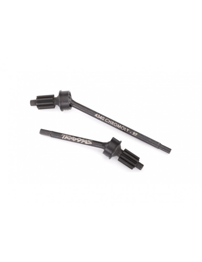 Traxxas Axle shaft, front, heavy duty (pair)/ portal drive input gear (machined)