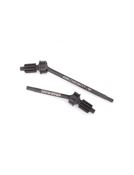 Traxxas Axle shaft, front, heavy duty (pair)/ portal drive input gear (machined)