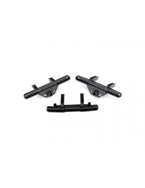 Traxxas Bumper mounts, front & rear/ bumper mount, rear (offset)
