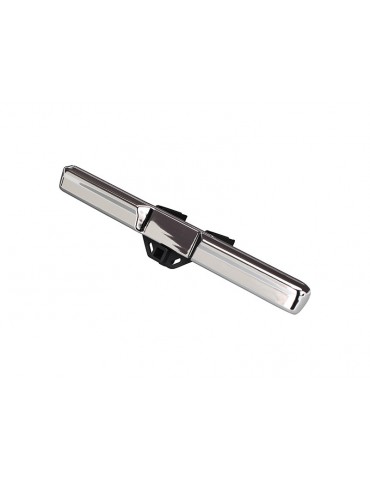 Traxxas Bumper, rear (chrome)/ bumper mount