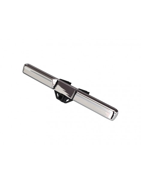 Traxxas Bumper, rear (chrome)/ bumper mount