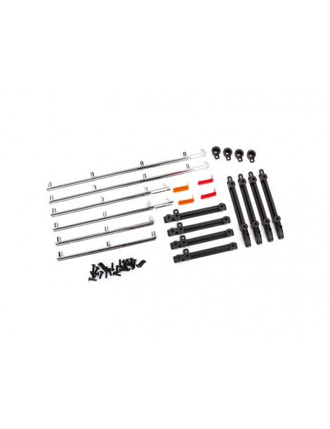 Traxxas Side trim, left & right (chrome)