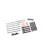 Traxxas Side trim, left & right (chrome)