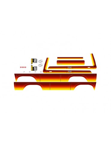 Traxxas Decal sheet, Bronco, sunset