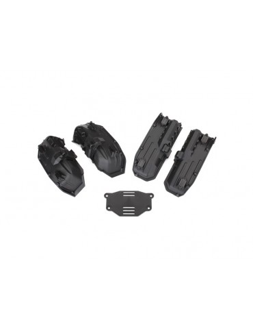 Traxxas Fenders/ rock light covers (8)/ battery plate (1)