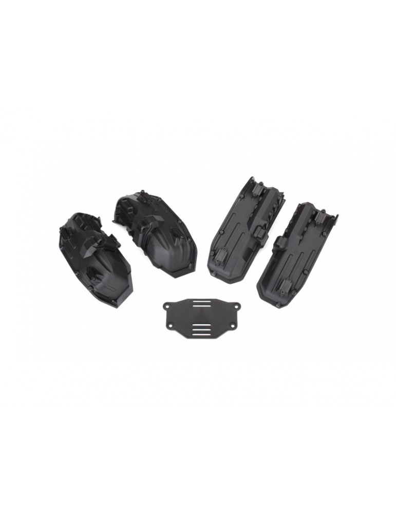 Traxxas Fenders/ rock light covers (8)/ battery plate (1)