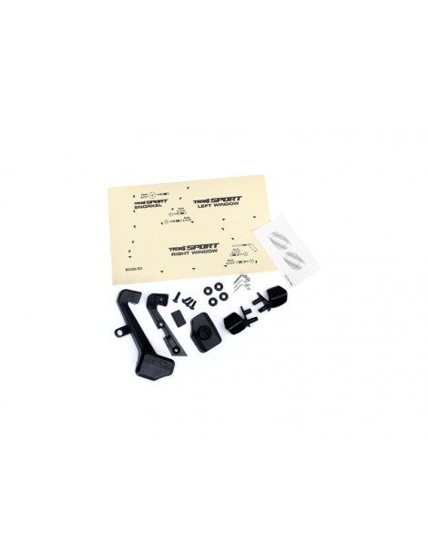 Traxxas Mirrors, side (left & right)/ snorkel/ mounting hardware