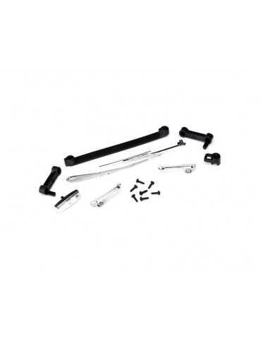 Traxxas Door handles, left, right & rear tailgate/ windshield wipers