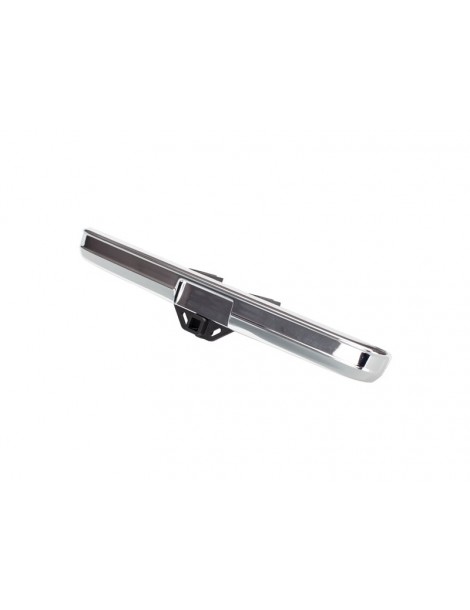 Traxxas Bumper, rear (chrome)/ bumper mount/ 3x8 BCS (2)