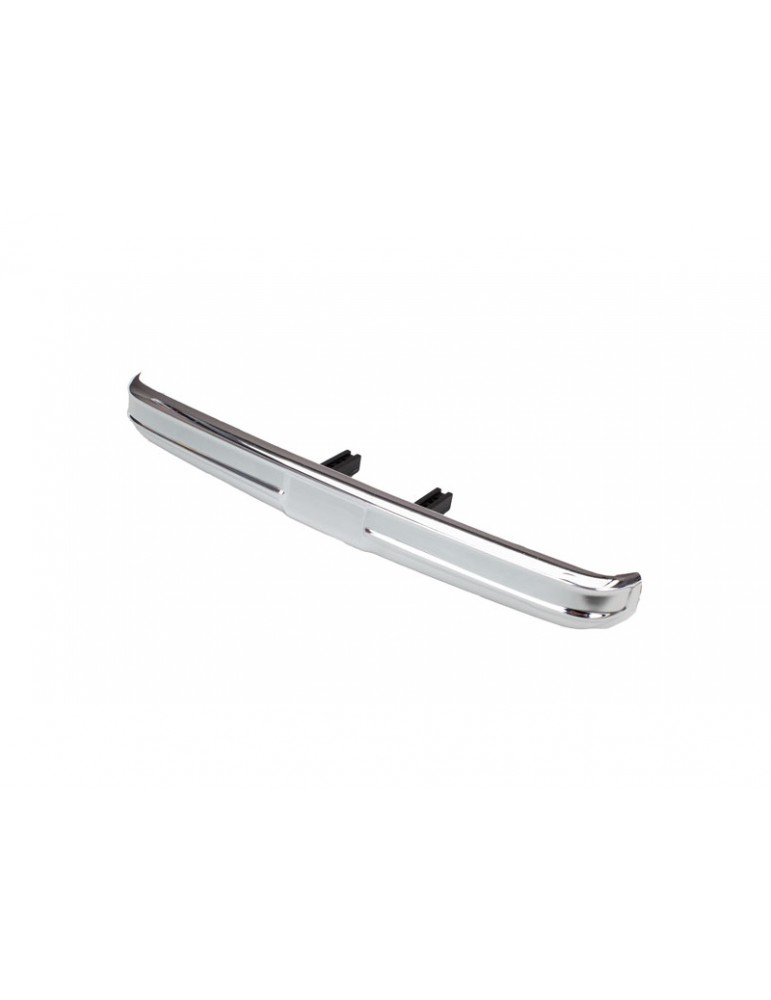 Traxxas Bumper, front (chrome)/ bumper mount/ 3x10 BCS (2)