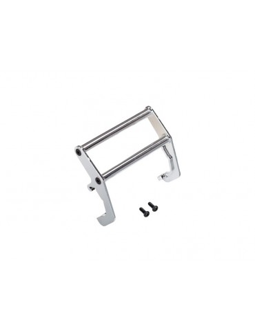 Traxxas Push bar, bumper, chrome (assembled) (fits 8137 bumper)