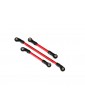 Steering link/ draglink/ panhard link (red coated steel, for 8140R)
