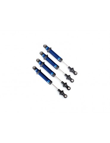 Traxxas shocks, GTS, blue-anodized (for TRX-4 Long Arm Lift Kit) (4)