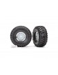 Traxxas Tires and wheels 1.9", chrome wheels, Canyon Trail tires (2) (requires 8255A)