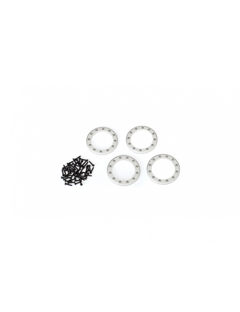 Traxxas Beadlock rings 1.9", satin (aluminum) (4)