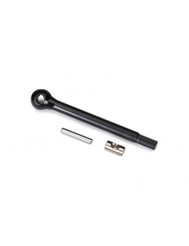 Traxxas Axle shaft, front, left/ drive pin/ cross pin