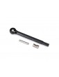 Traxxas Axle shaft, front, left/ drive pin/ cross pin