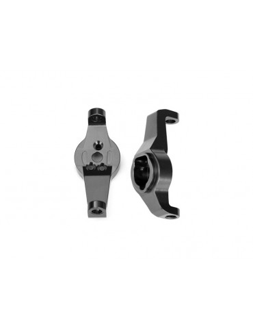 Traxxas Caster blocks, aluminum (charcoal gray-anodized) (pair)