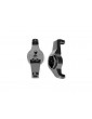 Traxxas Caster blocks, aluminum (charcoal gray-anodized) (pair)