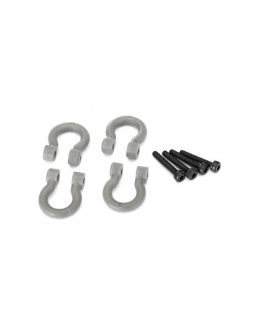 Traxxas Bumper D-Rings (grey) (4)
