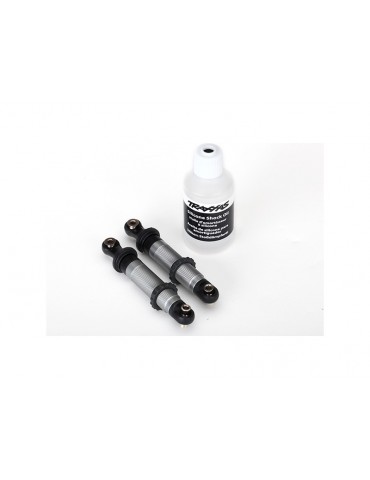 Traxxas Shocks, GTS, silver aluminum (2)