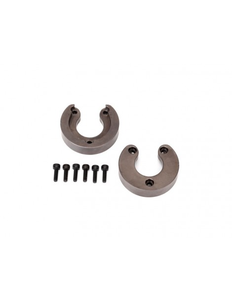 Traxxas Weight, portal housing, brass (34 grams) (2)