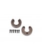Traxxas Weight, portal housing, brass (34 grams) (2)