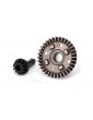 Traxxas Ring gear, differential/ pinion gear 11T/34T