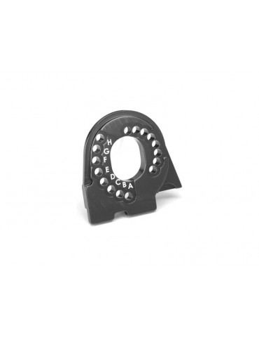 Traxxas Motor mount plate, TRX-4, aluminum (charcoal gray-anodized)