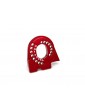 Traxxas Motor mount plate, TRX-4, aluminum (red-anodized)