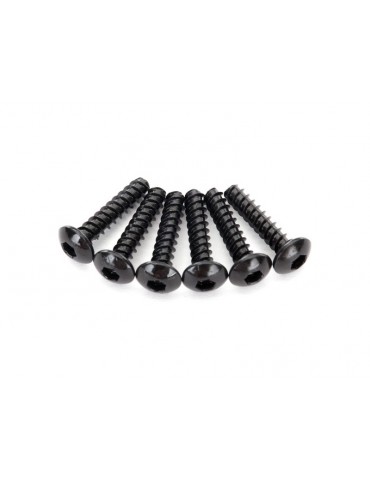 Traxxas Screws, 2.6x12mm button-head, self-tapping (hex drive) (6)