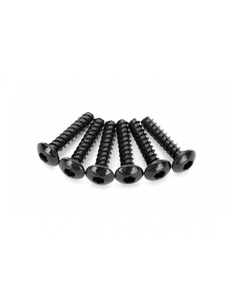 Traxxas Screws, 2.6x12mm button-head, self-tapping (hex drive) (6)
