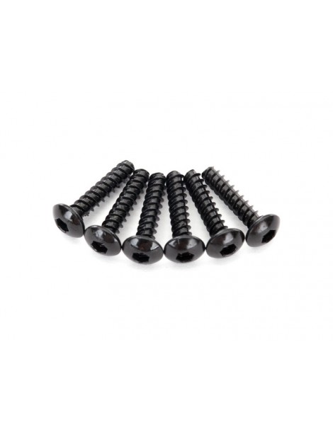 Traxxas Screws, 2.6x12mm button-head, self-tapping (hex drive) (6)