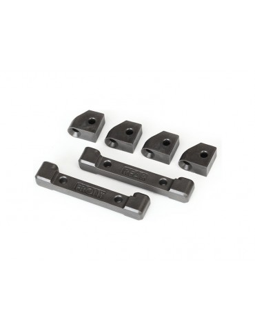 Traxxas Mounts, suspension arms(4)/ hinge pin retainers (2)